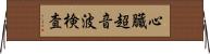 心臓超音波検査 Horizontal Wall Scroll