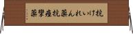 抗けいれん薬 Horizontal Wall Scroll