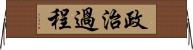 政治過程 Horizontal Wall Scroll