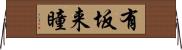 有坂来瞳 Horizontal Wall Scroll