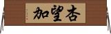 杏望加 Horizontal Wall Scroll