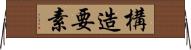 構造要素 Horizontal Wall Scroll