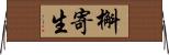 槲寄生 Horizontal Wall Scroll