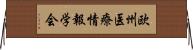 欧州医療情報学会 Horizontal Wall Scroll