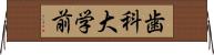 歯科大学前 Horizontal Wall Scroll