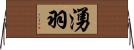 湧羽 Horizontal Wall Scroll