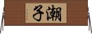 潮子 Horizontal Wall Scroll