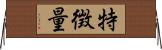特徴量 Horizontal Wall Scroll