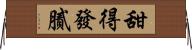 甜得發膩 Horizontal Wall Scroll