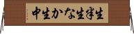 生半 Horizontal Wall Scroll