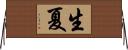 生夏 Horizontal Wall Scroll