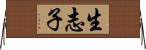 生志子 Horizontal Wall Scroll