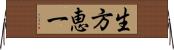 生方恵一 Horizontal Wall Scroll