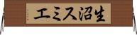 生沼スミエ Horizontal Wall Scroll