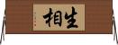 生相 Horizontal Wall Scroll