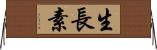生長素 Horizontal Wall Scroll