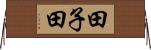 田子田 Horizontal Wall Scroll