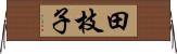田枝子 Horizontal Wall Scroll