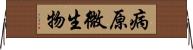病原微生物 Horizontal Wall Scroll