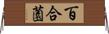 百合薗 Horizontal Wall Scroll