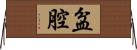 盆腔 Horizontal Wall Scroll