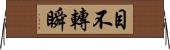 目不轉瞬 Horizontal Wall Scroll