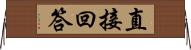 直接回答 Horizontal Wall Scroll