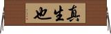 真生也 Horizontal Wall Scroll