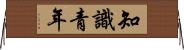 知識青年 Horizontal Wall Scroll