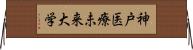 神戸医療未来大学 Horizontal Wall Scroll