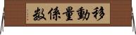 移動量係数 Horizontal Wall Scroll