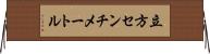 立方センチメートル Horizontal Wall Scroll