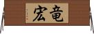 竜宏 Horizontal Wall Scroll