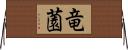 竜薗 Horizontal Wall Scroll