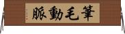 筆毛動脈 Horizontal Wall Scroll