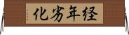 経年劣化 Horizontal Wall Scroll