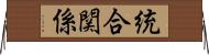 統合関係 Horizontal Wall Scroll