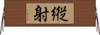 縦射 Horizontal Wall Scroll