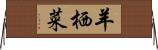 羊栖菜 Horizontal Wall Scroll