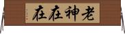 老神在在 Horizontal Wall Scroll