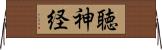 聴神経 Horizontal Wall Scroll