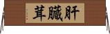 肝臓茸 Horizontal Wall Scroll