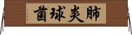 肺炎球菌 Horizontal Wall Scroll