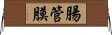 腸管膜 Horizontal Wall Scroll