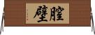 膣壁 Horizontal Wall Scroll