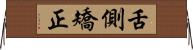 舌側矯正 Horizontal Wall Scroll