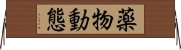薬物動態 Horizontal Wall Scroll