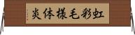 虹彩毛様体炎 Horizontal Wall Scroll