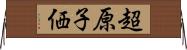 超原子価 Horizontal Wall Scroll