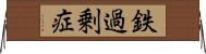 鉄過剰症 Horizontal Wall Scroll